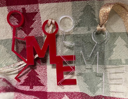 Stickman F*ck-Me Ornament / Bottle Tag