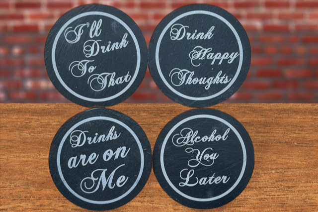 Alcohol Themed Coasters