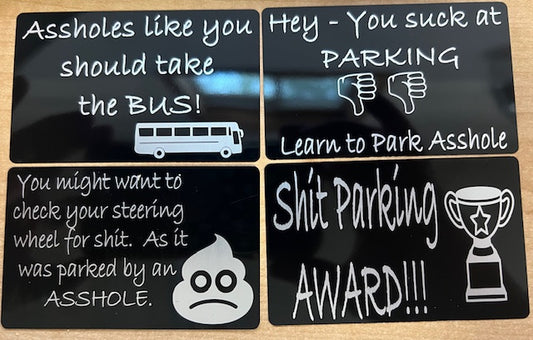 Bad Parking Cards