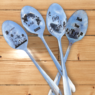 Fun Plant & Garden Spoon Signs