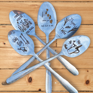 Fun Plant & Garden Spoon Signs