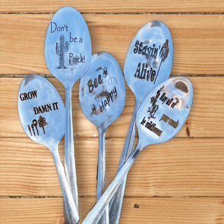 Fun Plant & Garden Spoon Signs