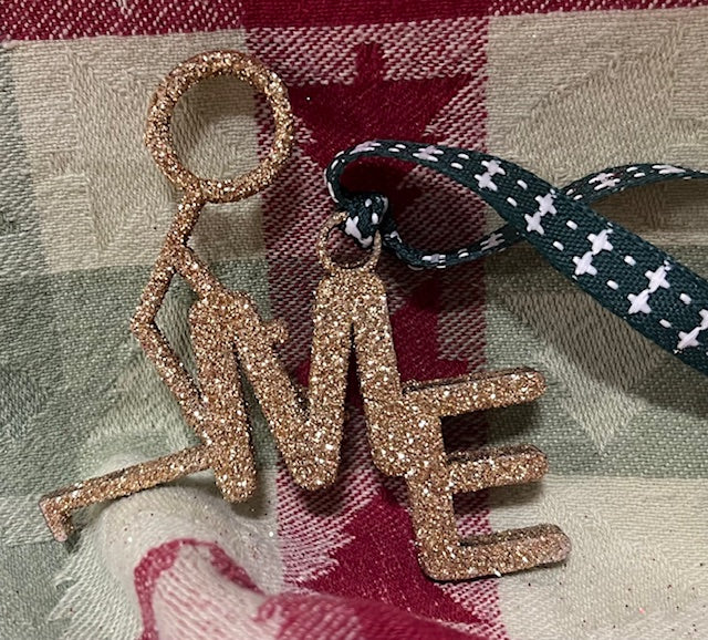 Stickman F*ck-Me Ornament / Bottle Tag