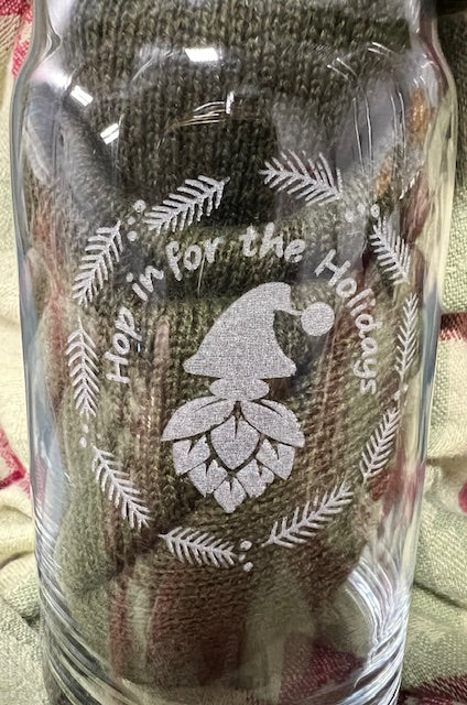 Holiday Beer Glass