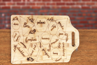 15 x 10 Bamboo How to Charcuterie Board