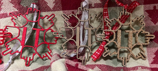 Middle Finger Snowflake - It