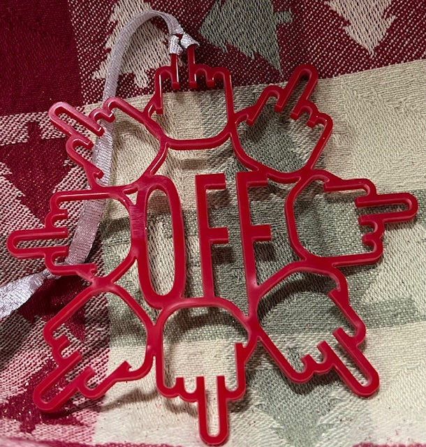 Middle Finger Snowflake - Off