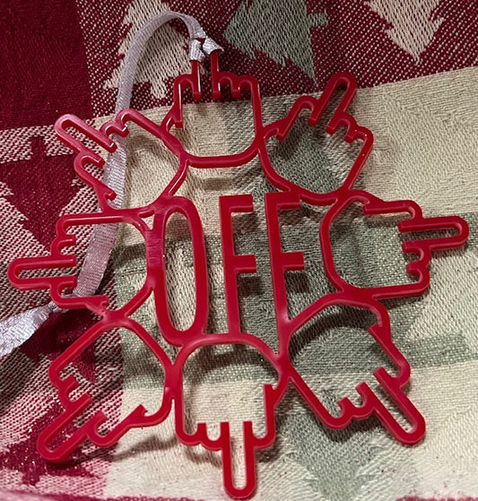 Middle Finger Snowflake - Off