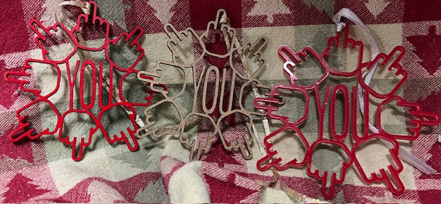 Middle Finger Snowflake - You