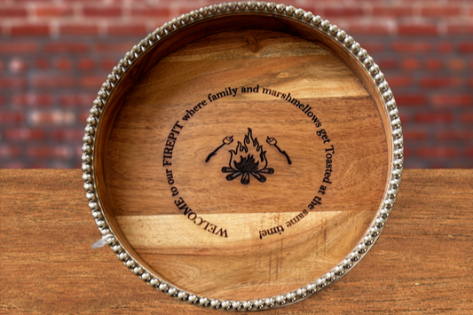 Wooden / Metal Serving Tray